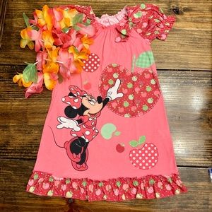 Cute Disney Little Girls Minnie Nightgown (4)